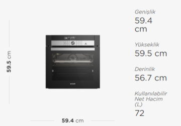 Arçelik 9783 SPHI Ankastre Fırın